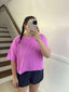 Zenana Bright Mauve Cropped Tee
