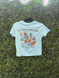Jane Marie Kids Let Us Thank Him For Our Food Crew Neck T-Shirt