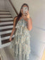 Camellia- Tiered floral maxi dress