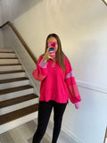 Jodifl- Fuchsia sweatshirt