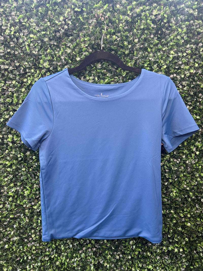 Simply Southern Dark Blue Baby Tee