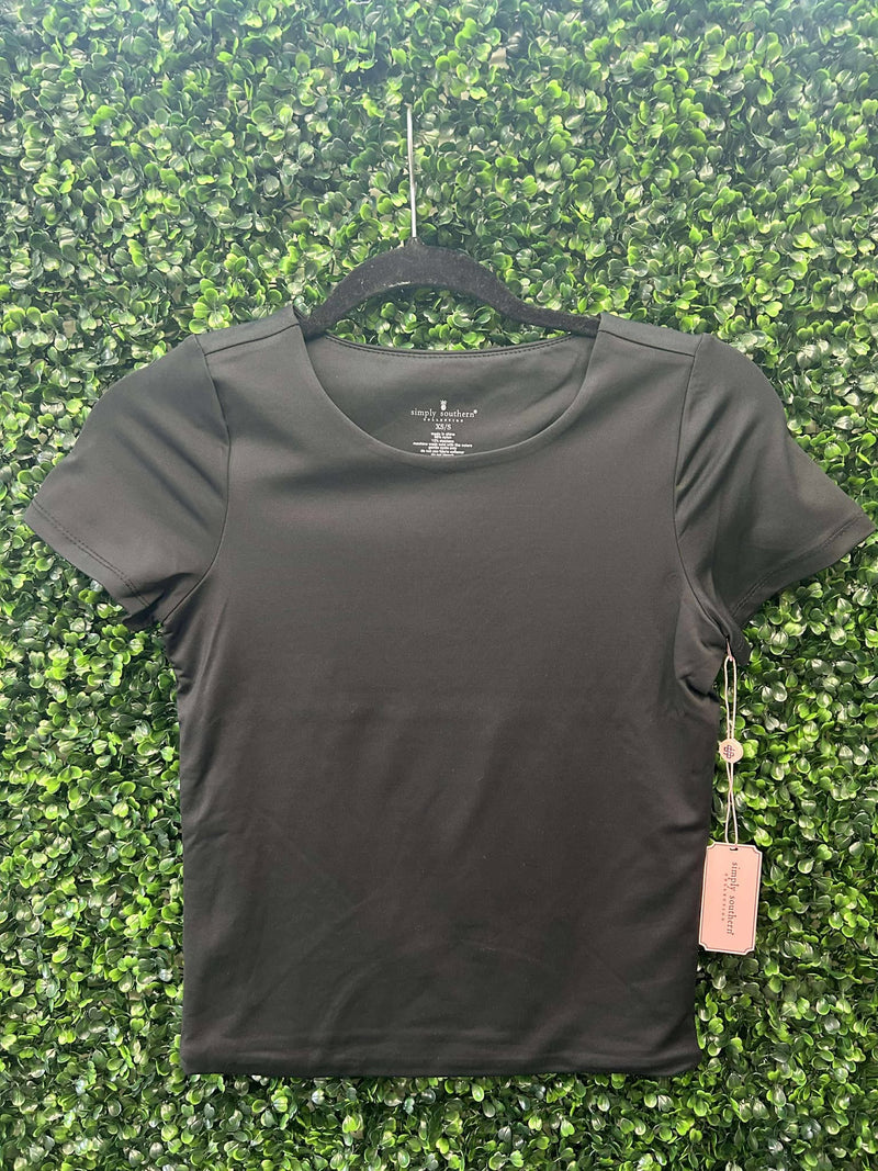 Simply Southern Black Baby Tee