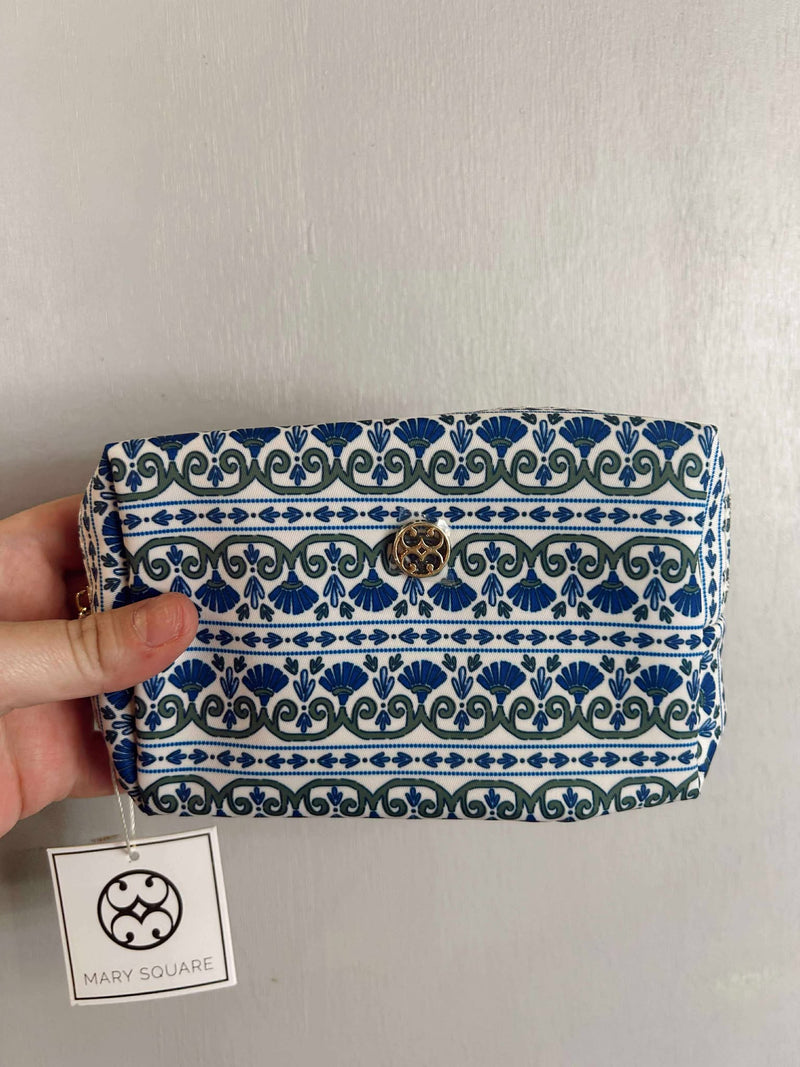 Mary Square- Lets face it mini navy floral