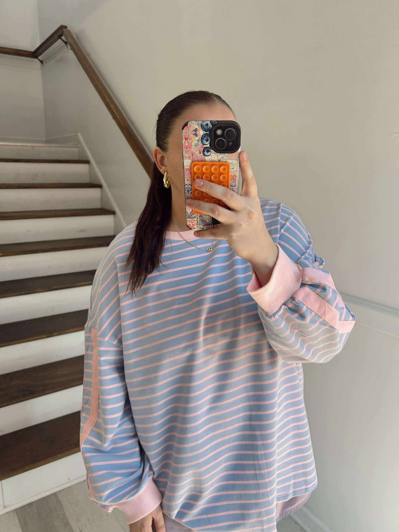 Thomas & Co- cotton candy casual top