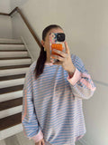 Thomas & Co- cotton candy casual top