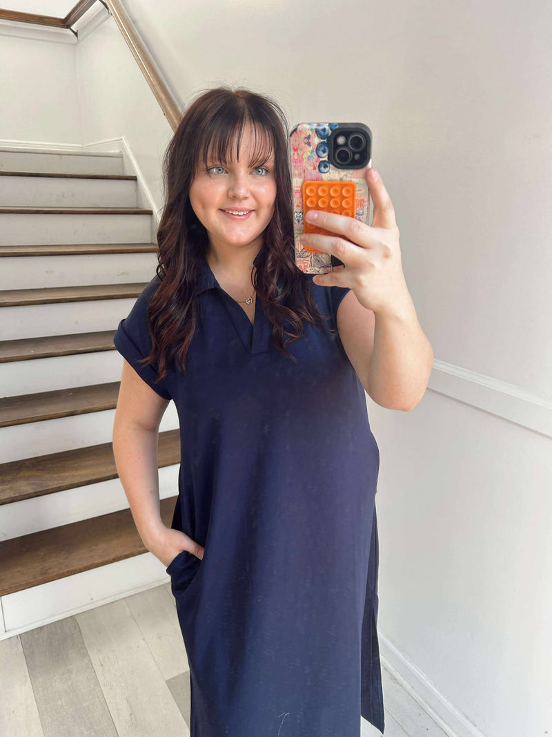 Jodiful- Navy Maxi Dress