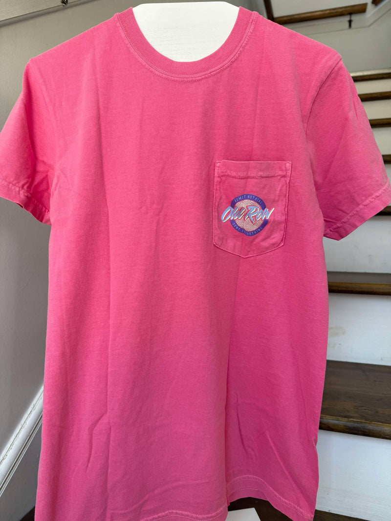 Old Row Circle Logo Tee Pink/Purple