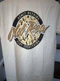 Old Row Circle Logo Tee Tan/brown
