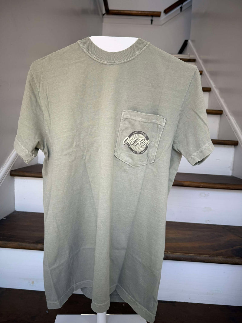 Old Row Circle Logo Camo/Green