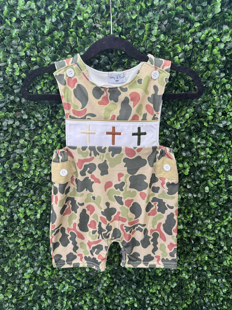Honeydew Camouflage cross embroidery jonjon