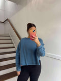 Simply Southern- Dark blue pullover
