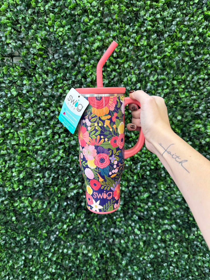 Swig- secret garden mug 30oz