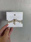 CANVAS- Emily Pearl & Ball Bead Cross Bracelet Set