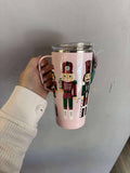 Swig- sugar plum soldiers travel mug 22oz
