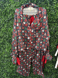 Simply Southern- Long Sleeve navy holiday pajamas