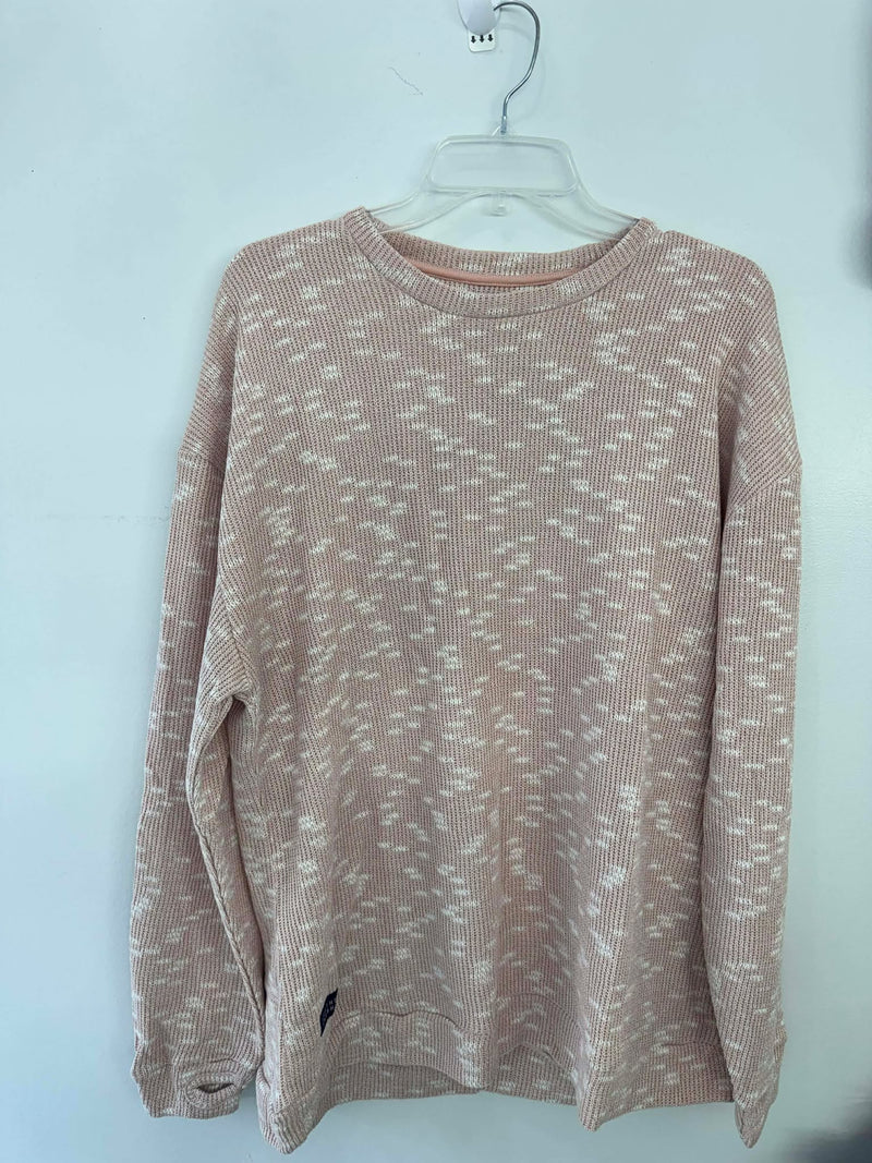 Southern Marsh - Sunday Morning Sweater AZALEA & WHITE