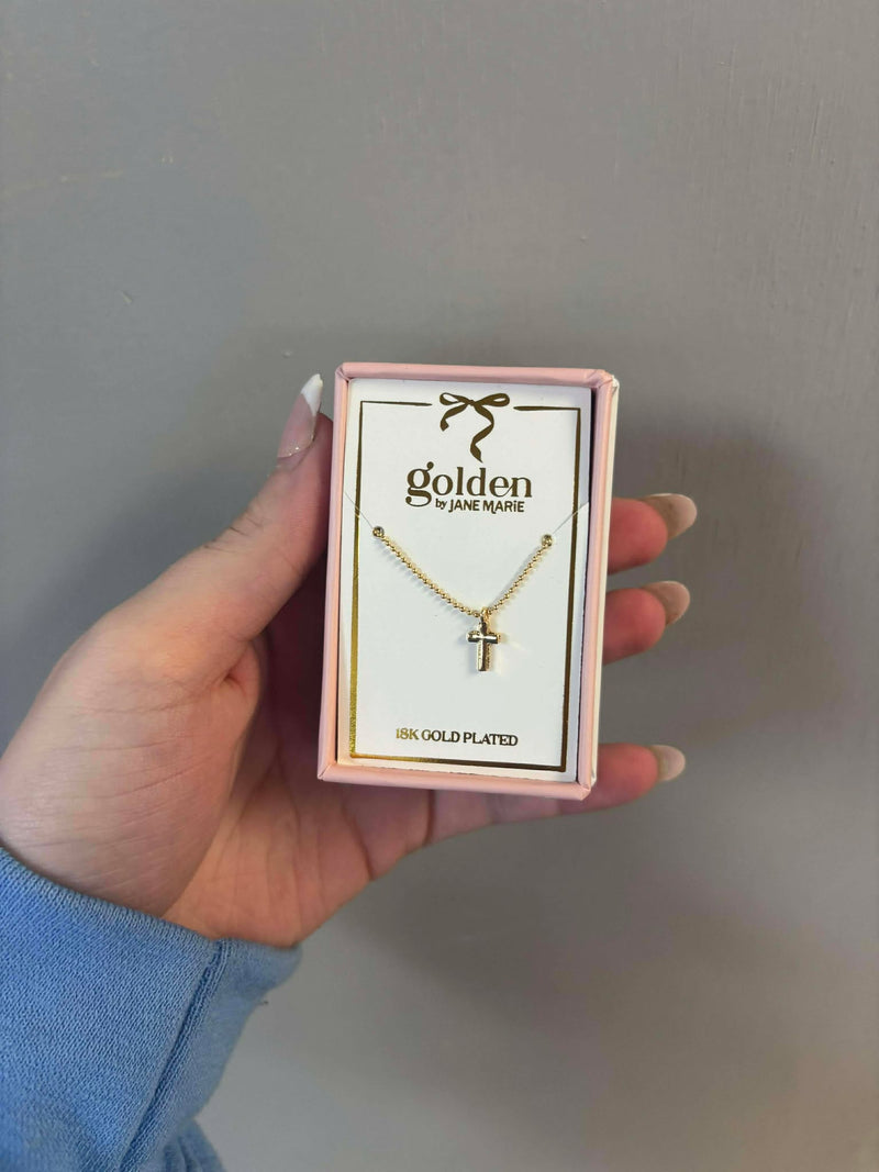 Jane Marie - Kids Cross Necklace