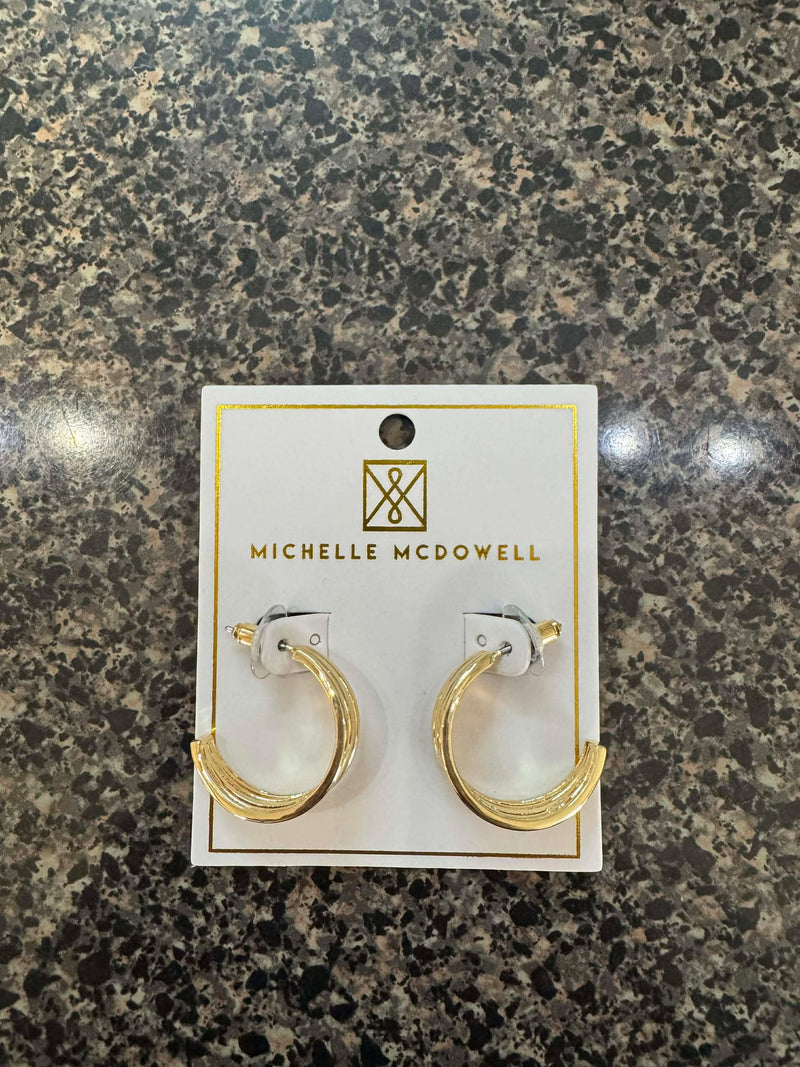 Michelle McDowell- Clara Gold Earrings