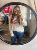 Simply Southern - American Flag Sweater