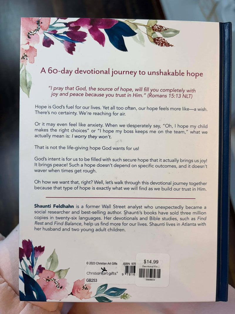 Christian Arts Gifts - Devotional Find Hope Hardcover