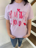 You're Loved Doodle Valentines Tee