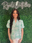 Umgee- Green Blouse