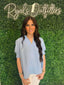 Umgee- Misty Blue Blouse
