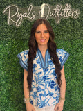 Umgee - Floral Print Top