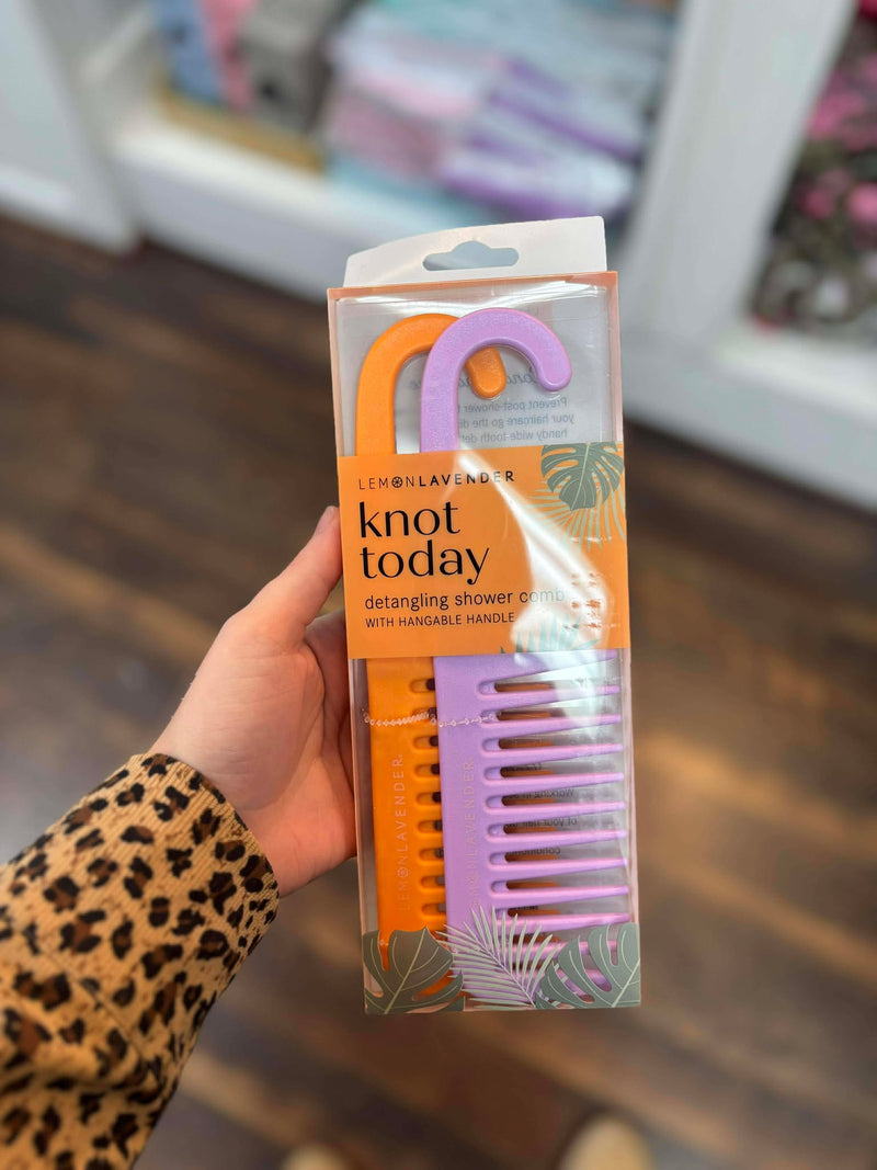 Lemon Lavender- Knot Today Shower Comb