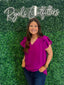 Umgee- Purple Blouse