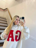Georgia & GA Mockneck Sweatshirt Reversible