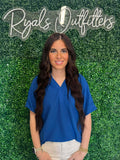 Umgee-Ocean Blue Blouse