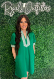 Jodifl- Kelly Green Dress