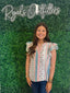 Jodifl- Pink/Mauve Flower Top