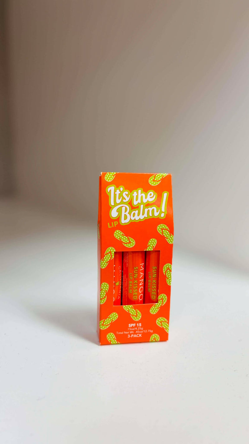 California Mango- 3 Pack Lip Balm