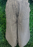 Camile & Co - Black and White Gingham Pants