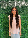 Simply Southern - Pink Top With Bow On The Back