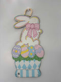 DK Designs - Bunny Topiary Door Hanger