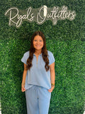 Mary Square - Stephie Blue Top
