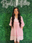 Simply Southern - Pink & White Striped Dress