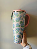 Swig- Hydrangeas Mega Mug 40oz