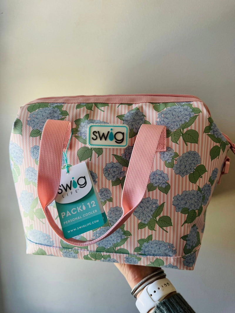 Swig- Hydrangeas 12 Pack Cooler