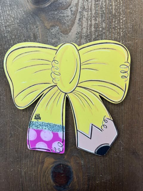 DK Designs - Pencil Bow Mini