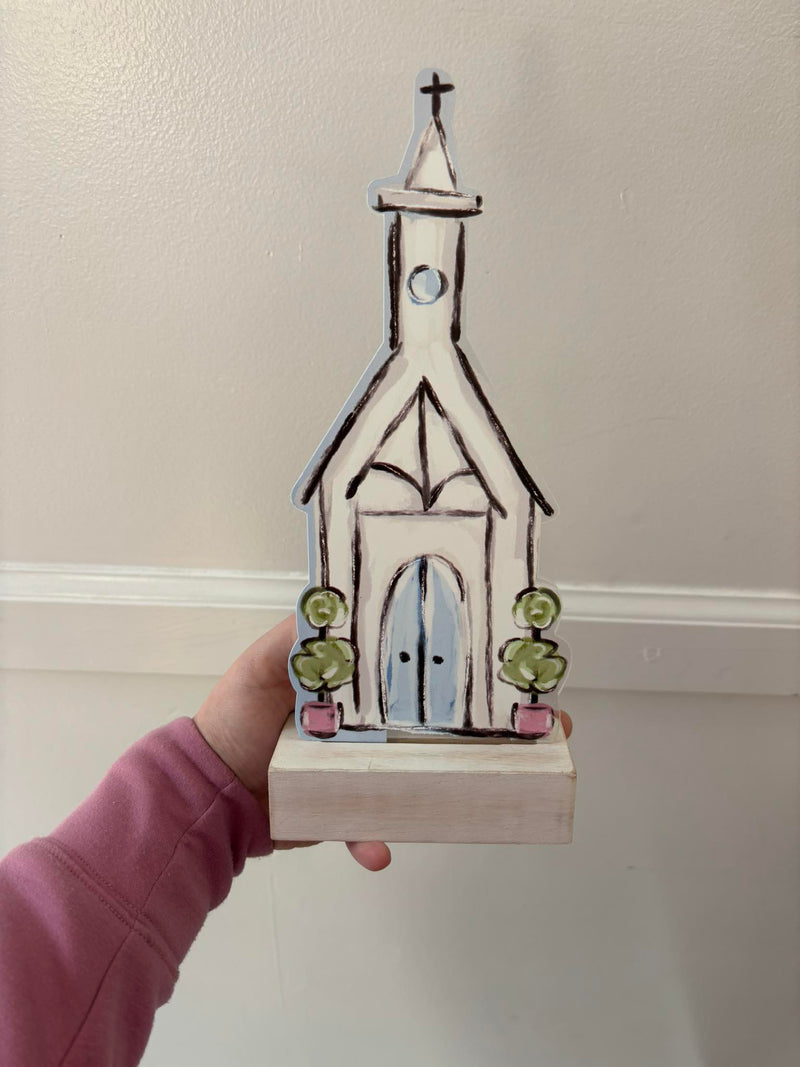 Mudpie - Acrylic Light Up Church