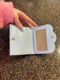 MS- Scalloped Wallet Porcelain Vines