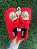 Red Santa Slippers