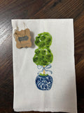 Mudpie - Painted Single Topiary Towel