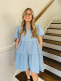 MS-Mini Dress Kinsley Light Blue