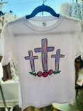 Colorful Crosses Easter Toddler Tee