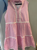 Simply Southern -YTH Pink and White Striped Dress